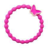 enamel gold butterfly fuchsia