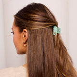 Small Hair Claw Sage - Gold Star