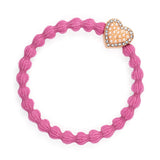 bling heart rose pink