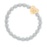 gold heart mist grey