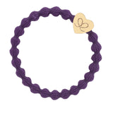 gold heart purple