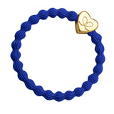 gold heart royal blue