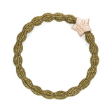 metallic olive green