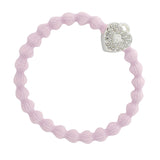 silver heart lock soft pink