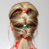 gold heart cherry red