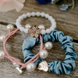 bling daisy flower white