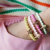 woven bubblegum pink