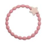 enamel silver star champagne pink
