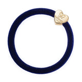 velvet gold heart navy