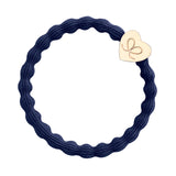 gold heart navy