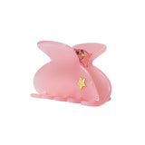Medium Hair Claw Blush - Gold Star