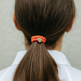 woven red orange