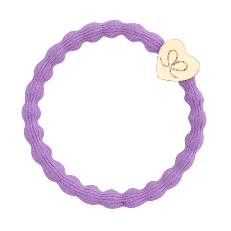 gold heart lilac